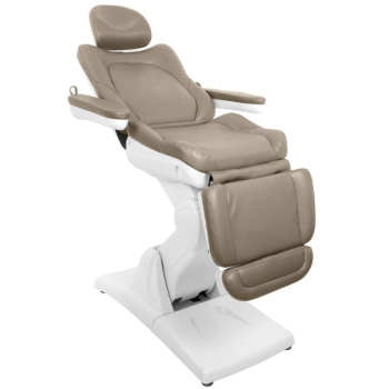 ActivShop FOTEL KOSMETYCZNY ELEKTR. AZZURRO 870 3 SILN. CAPPUCCINO